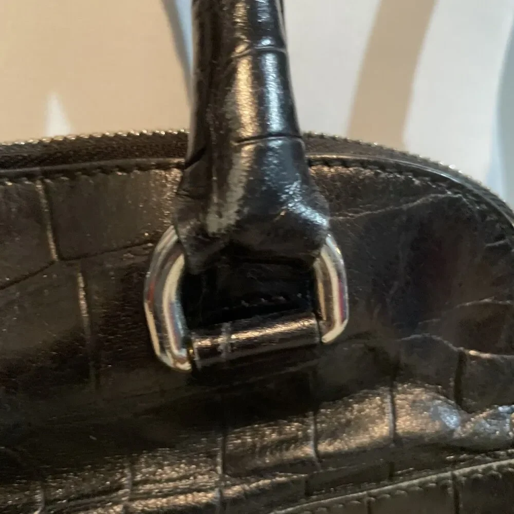 furla handbag crossbody used leather